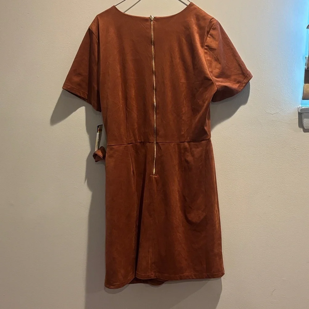 Tahari ASL Rust Dress size 14 - Picture 7 of 7